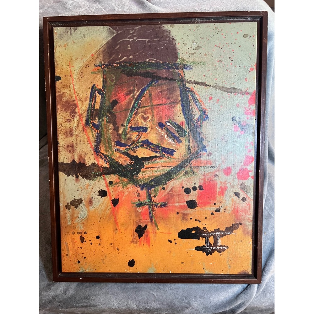 Keith Warrior II Abstract Expressionist Signed Limited Edition Canvas Art 3/150